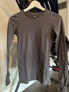 TNA Women's Long-Sleeve Crew Tee - Brown